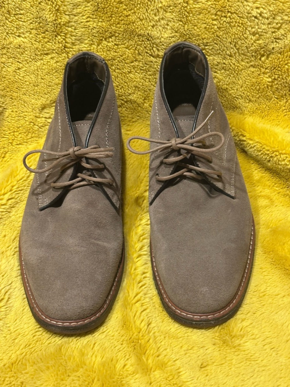 J Murphy Men’s Sz 8.5M Chukka Boots Tan Suede 59-36013 Preppy Casual Career